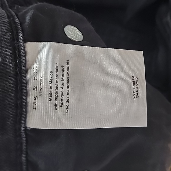 rag & bone Nina High-Rise Ankle Skinny in WYTHE - Picture 12 of 16